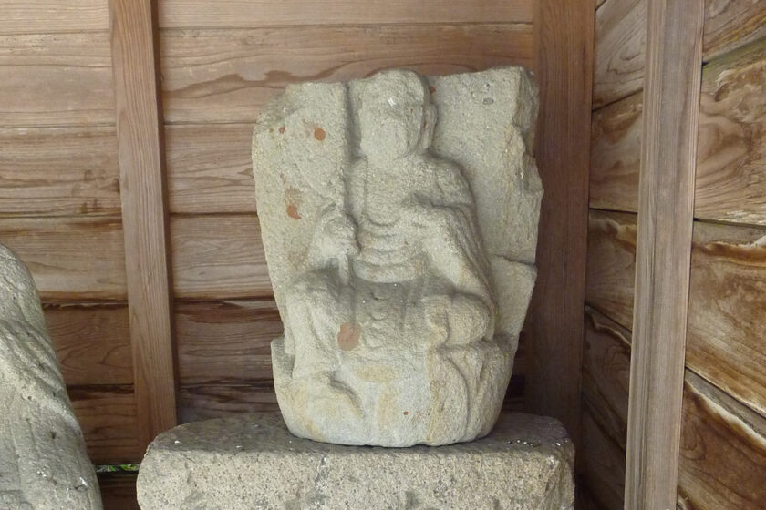 瀬羽町・大岩道しるべ