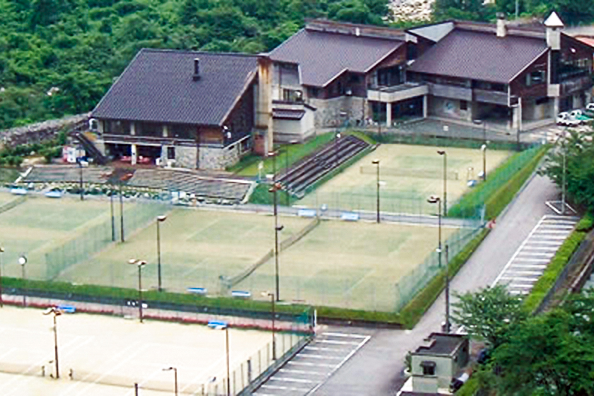 みのわ温泉　テニスコート